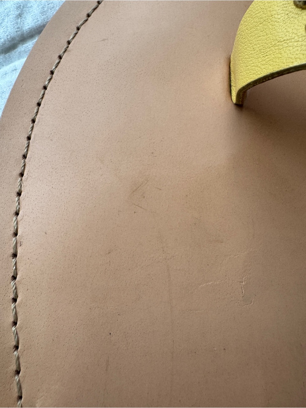 Free People Amelie yellow leather sandals, size 7 - Picture 8 of 11